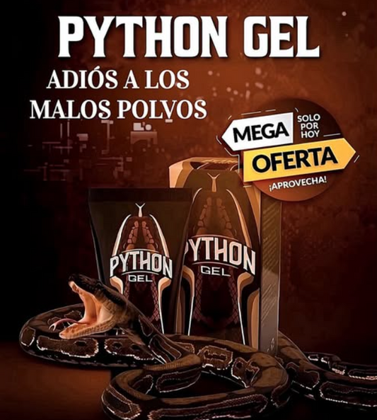 PYTHON GEL 🔥 | Potencia tu Vitalidad Masculina 💪🐍