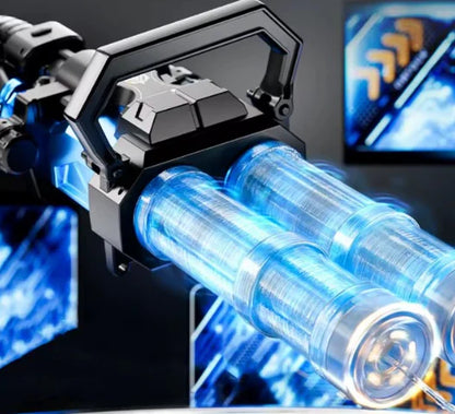 🚀 Ametralladora de agua doble tubo 360° | 🔥 ¡Pura adrenalina en cada disparo! 🔫💦