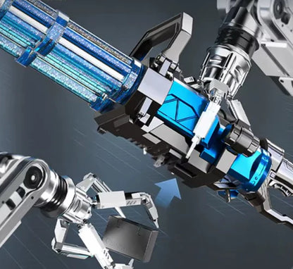 🚀 Ametralladora de agua doble tubo 360° | 🔥 ¡Pura adrenalina en cada disparo! 🔫💦