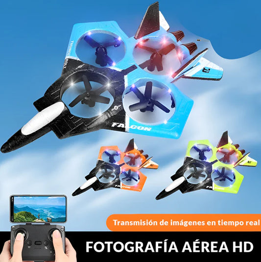 Aerojet 🛬 | Avión con control remoto 🎮 y cámara HD ⚡