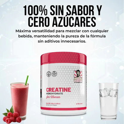Creatine Monohydrate para mujeres ✨ | Logra una Figura Más Marcada 🔥