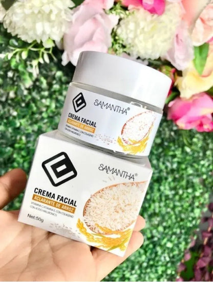 CREMA FACIAL ACLARANTE DE ARROZ