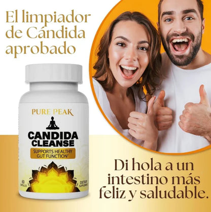 Candida Cleanse 🌿 60 cápsulas | Mejora tu digestión 💦 y reduce la hinchazón 💪
