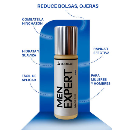 MEN EXPERT 🫩 ANTIOJERAS | Tu mirada volverá a reflejar energía, juventud y confianza 💆‍♀️