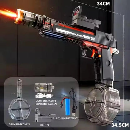 ¡PURA ADRENALINA SIN PAGAR DE MÁS! ¡Pistola de Agua con Láser + Diversión Extrema!🔫💦