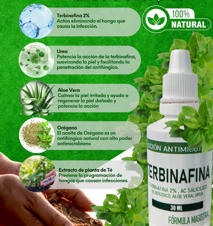 Terbinafina 🦶 | El aceite que elimina los hongos de tus uñas 🌿